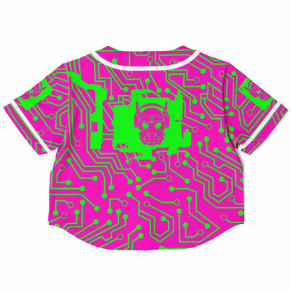 Pup custom Cropped Baseball Jersey