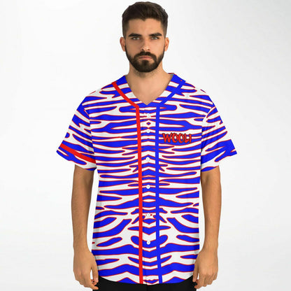 Wooli zebra Baseball Jersey