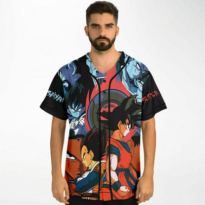 Super saiyans Baseball Jersey