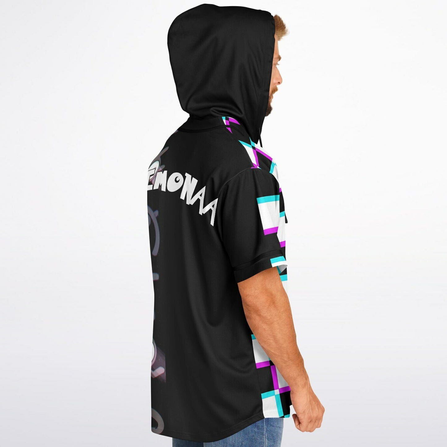 Nicole E Hooded Baseball Jersey  V4