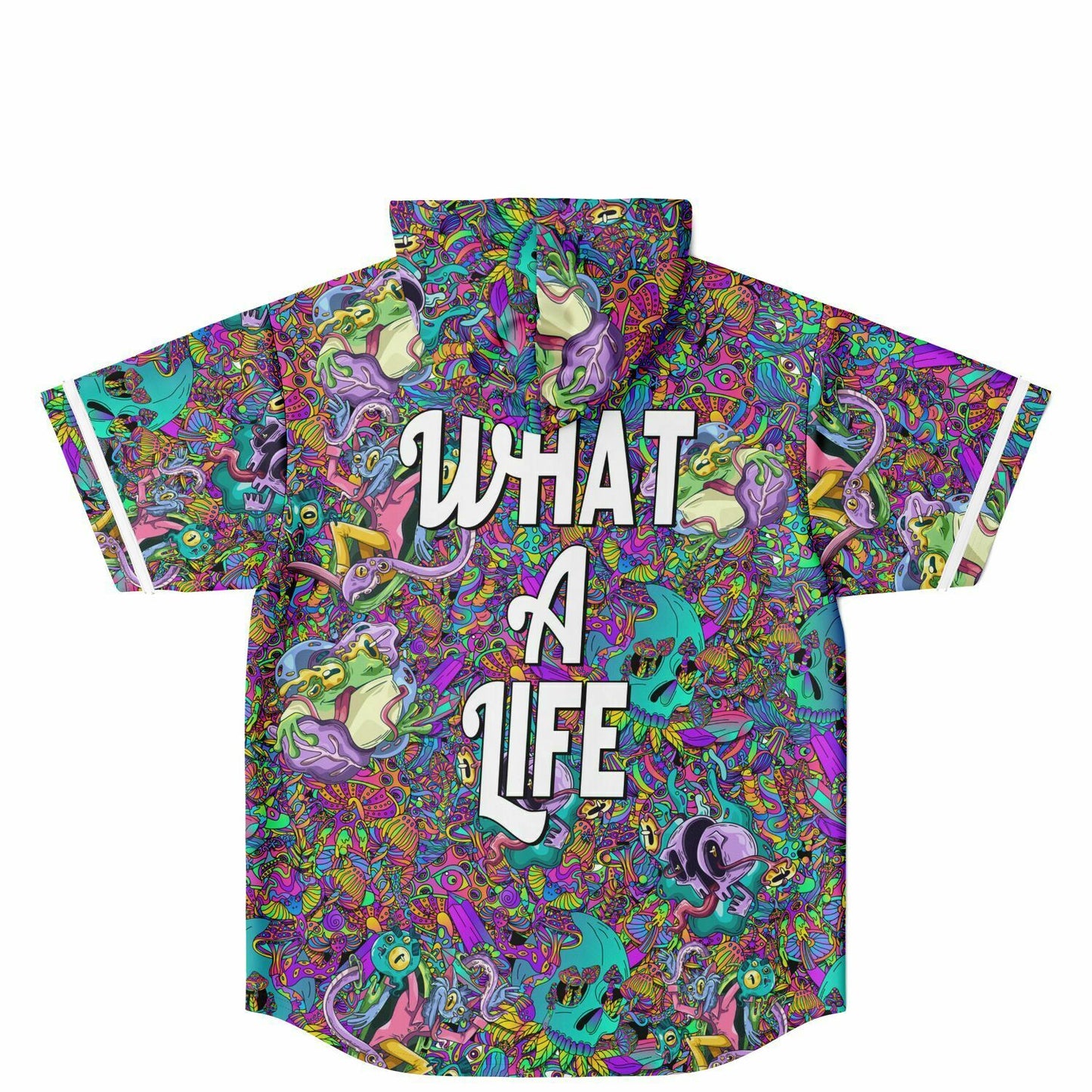 What a life Hooded Baseball Jersey