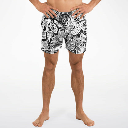 Trippy Doddles Swim Trunks Men