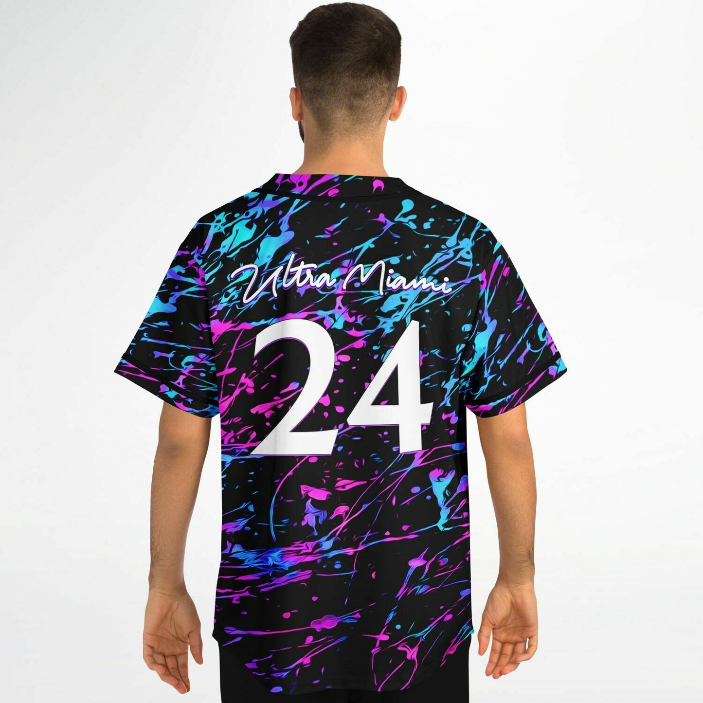 Ultra Miami 24 custom Baseball Jersey