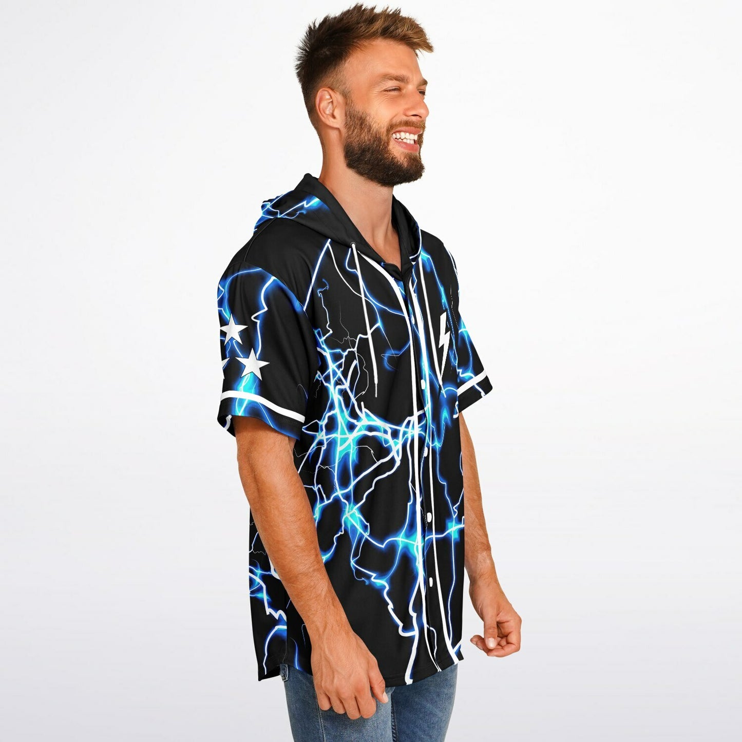 Trae custom Hooded Baseball Jersey