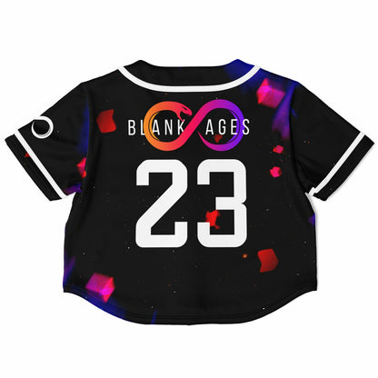Blank ages Cropped Baseball Jersey