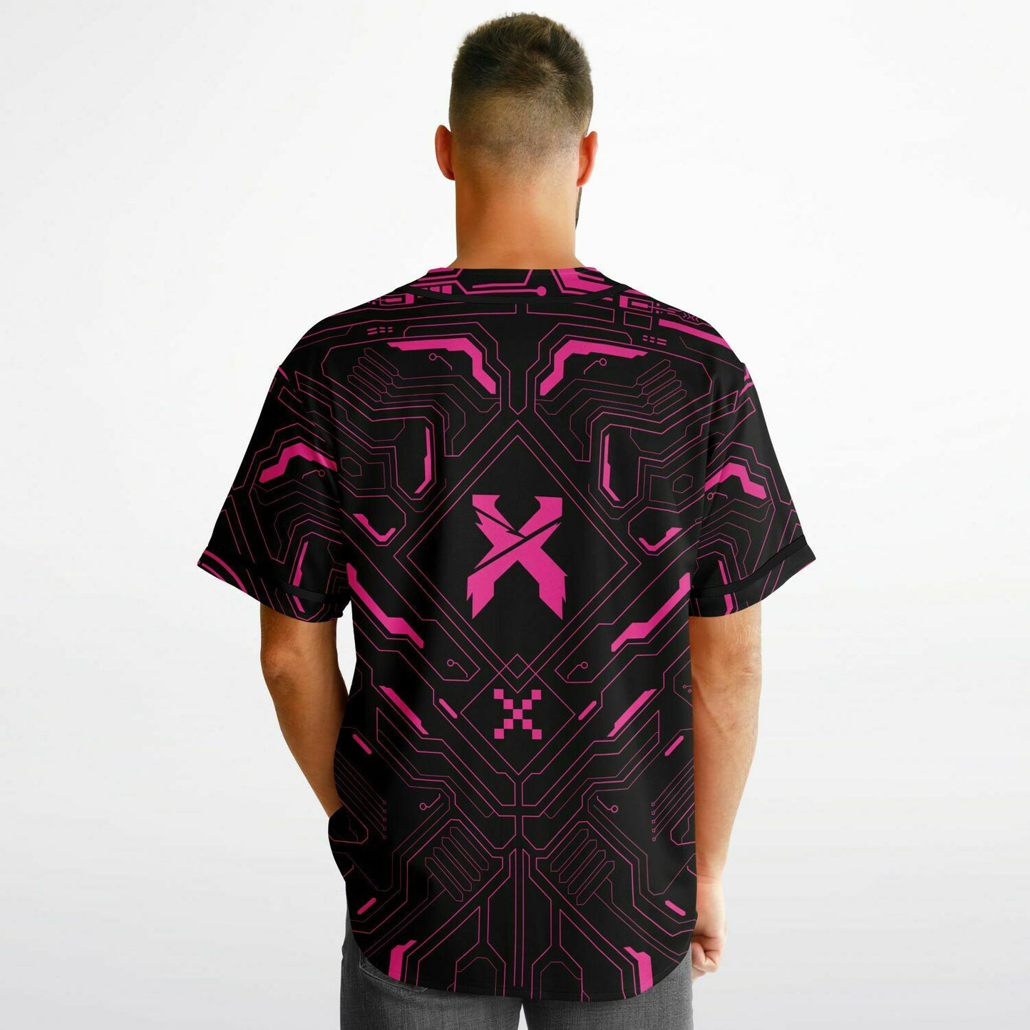 Cyberpunk Hud Reversible Baseball Jersey