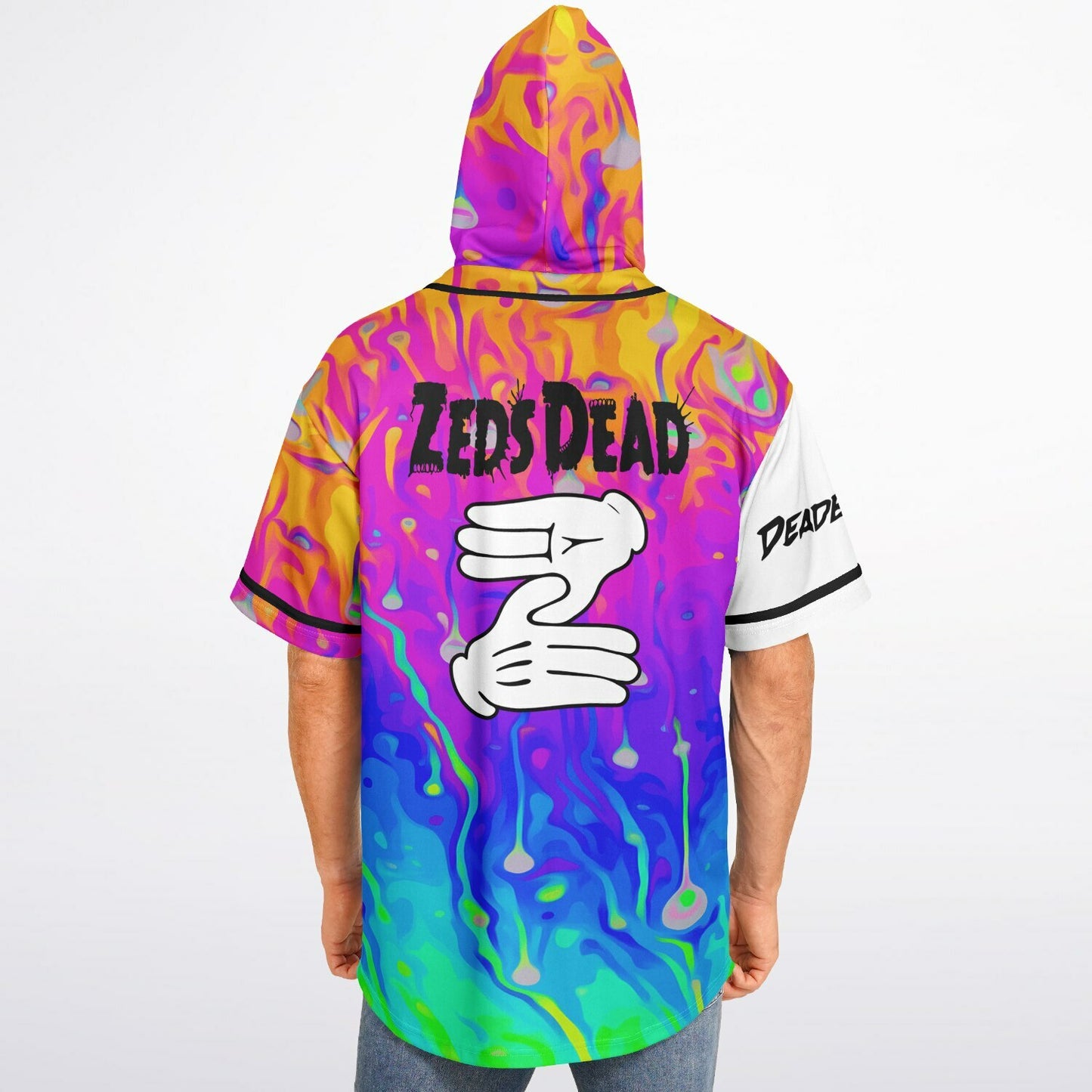 KG custom Hooded Baseball Jersey