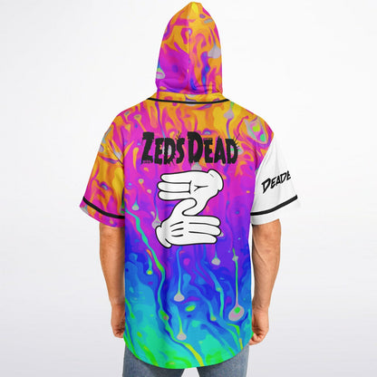 KG custom Hooded Baseball Jersey