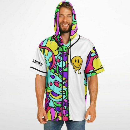 Break my neck and my heart Hooded Baseball Jersey