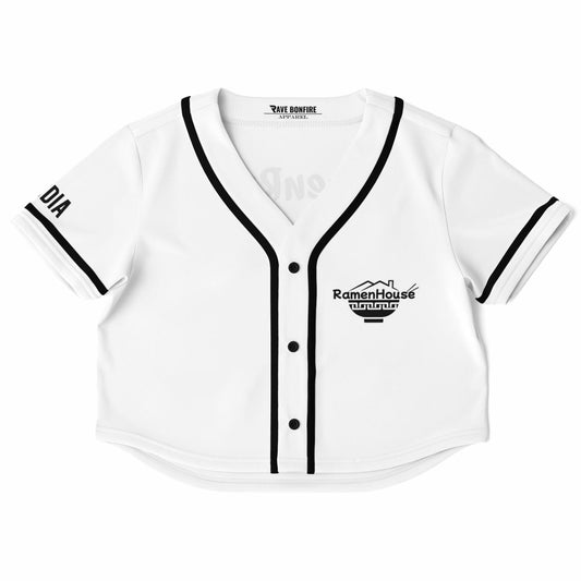 Ramen house Cropped Baseball Jersey