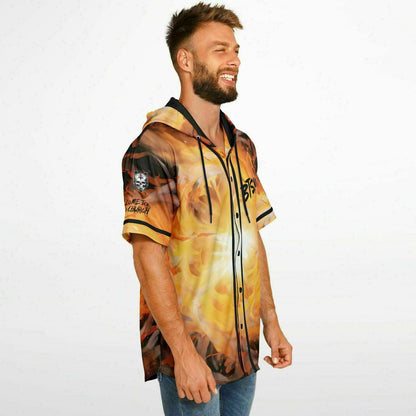 Phoenix custom Hooded Baseball Jersey