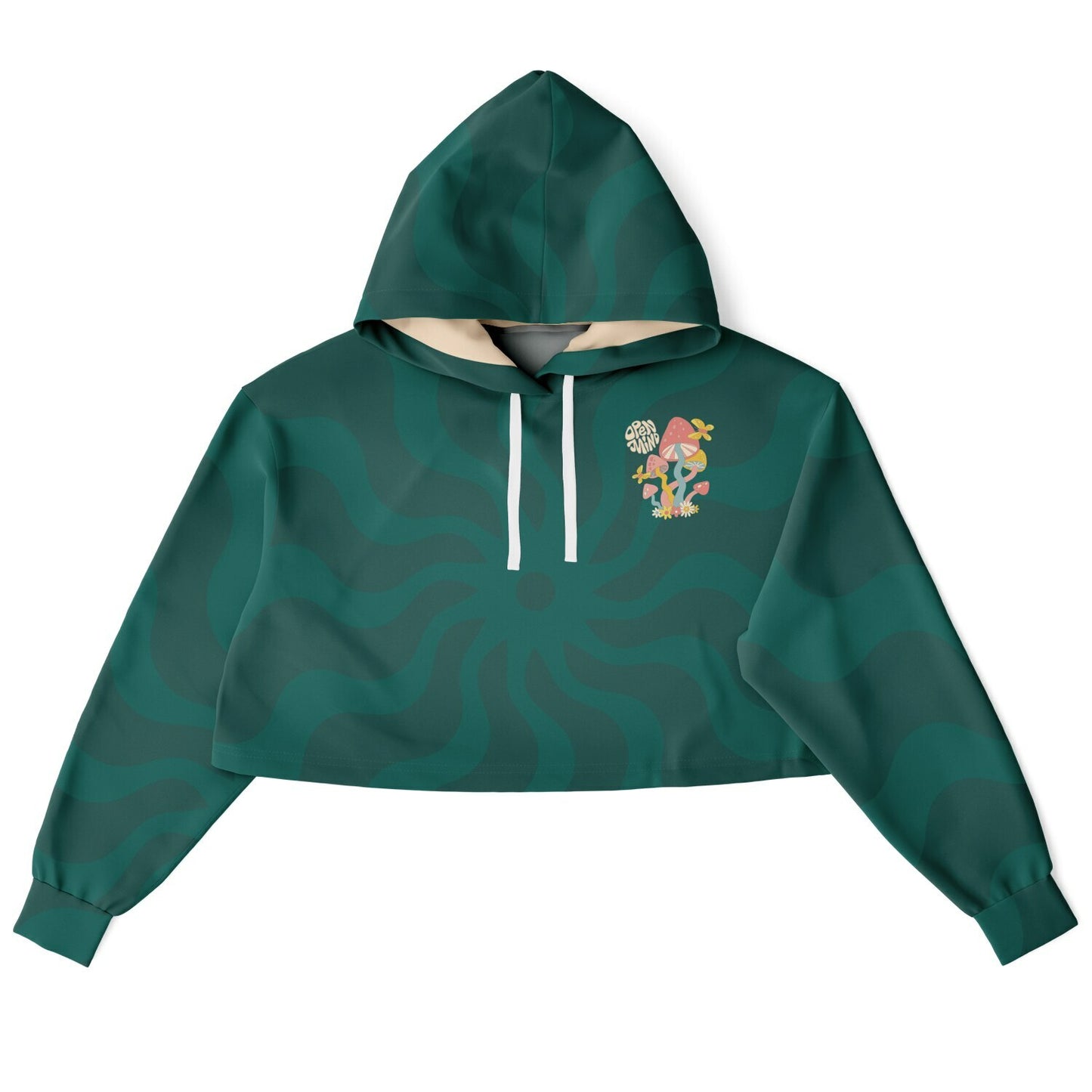 Open Mind cropped hoodie