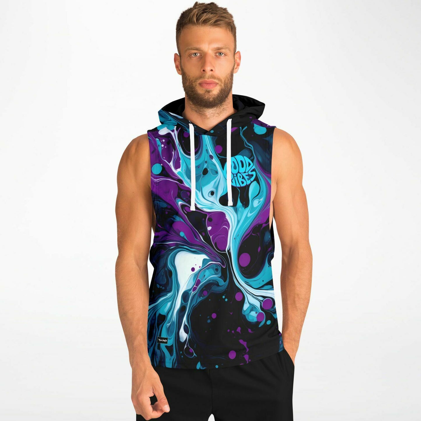 Good Vibes Sleevless Hoodie