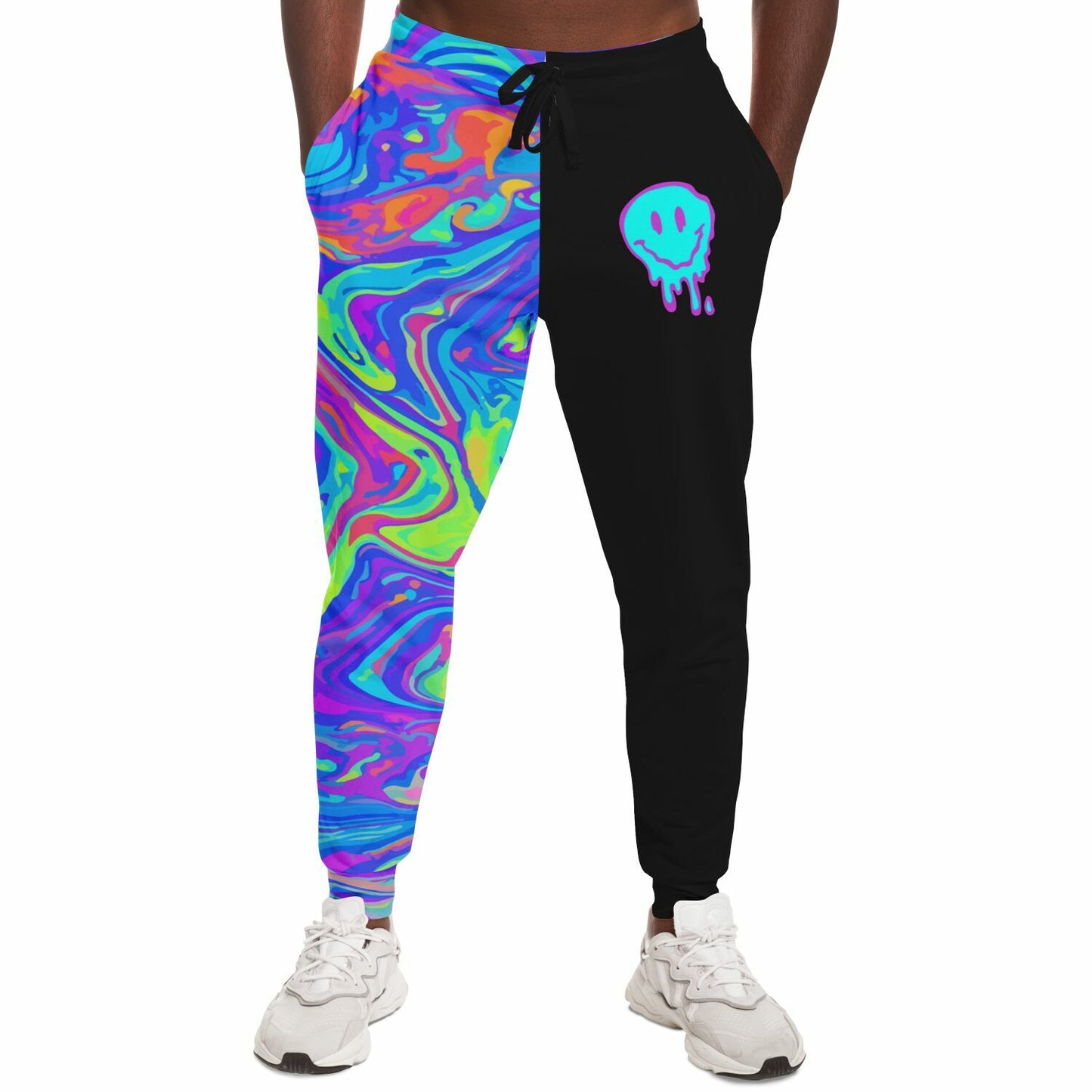 neon Liquid dripping smiley jogger newww
