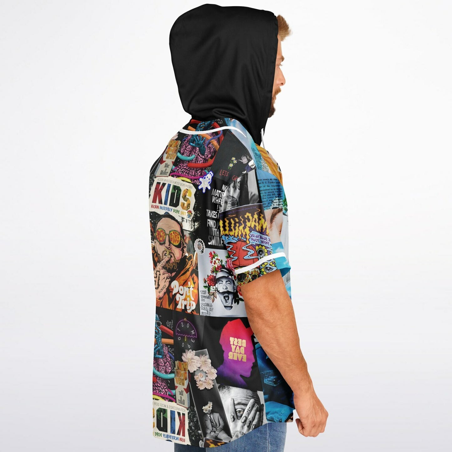 Kylene custom Hooded Baseball Jersey