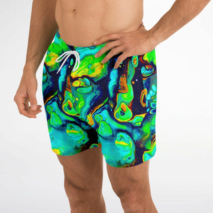 Trippy acid trip Swim Trunks