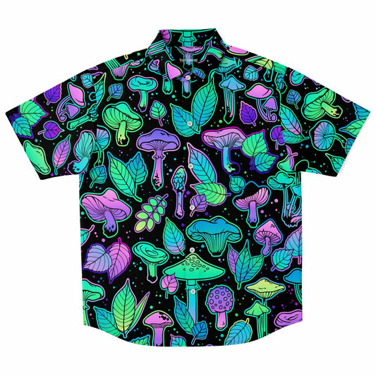 Mushrooms buttons up shirt