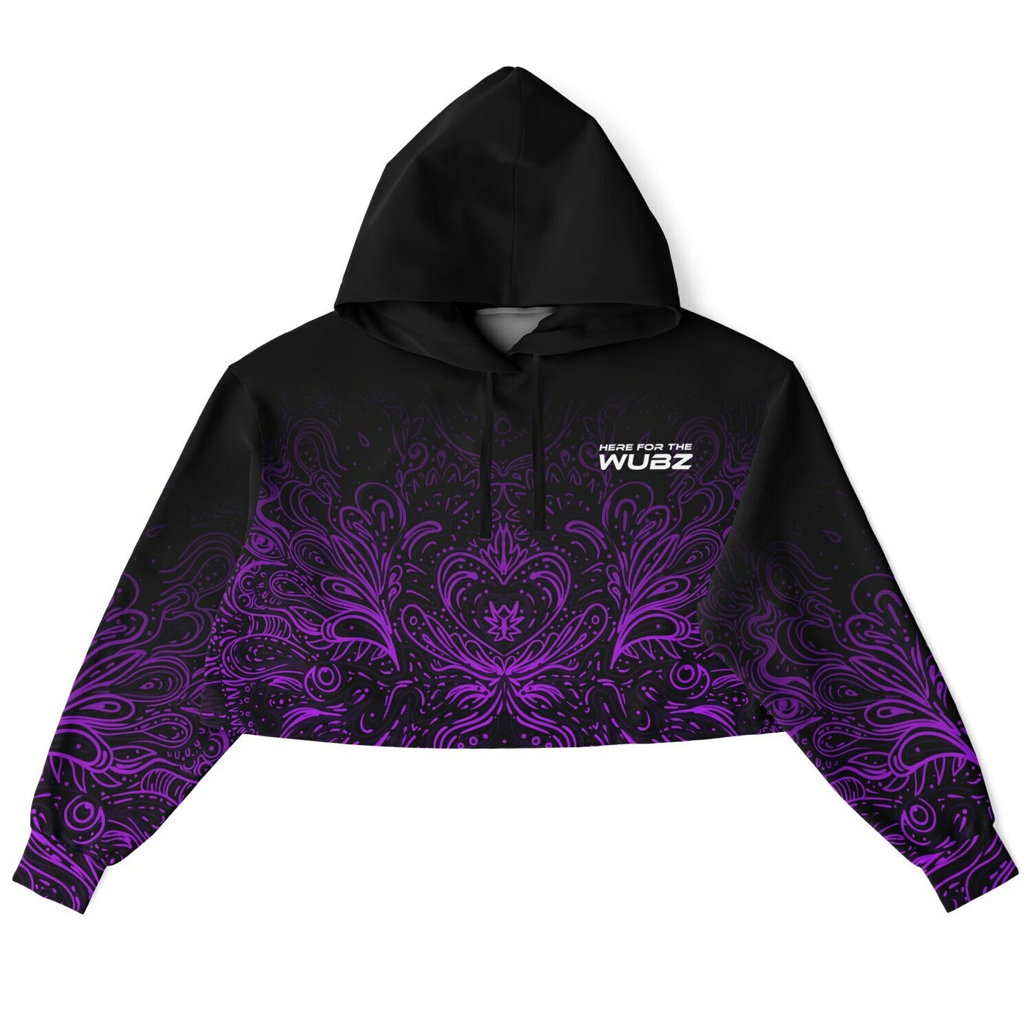 Here for the wubz Cropped Hoodie