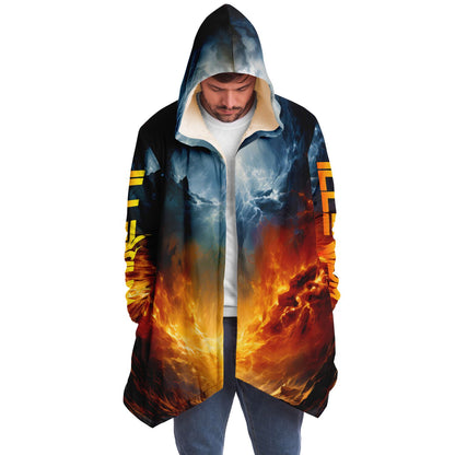 Phoenix on fire rave Cloak