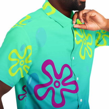 Spongebob buttons up shirt
