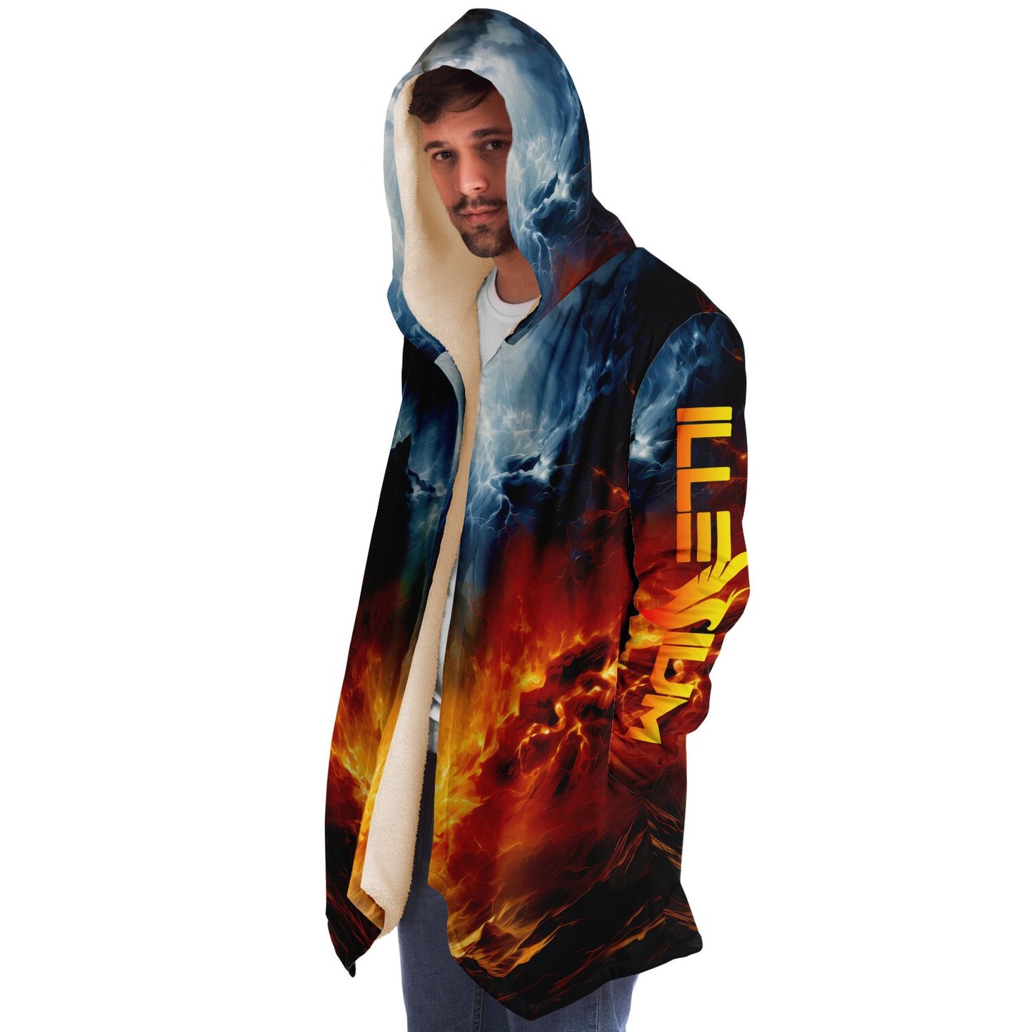 Phoenix on fire rave Cloak