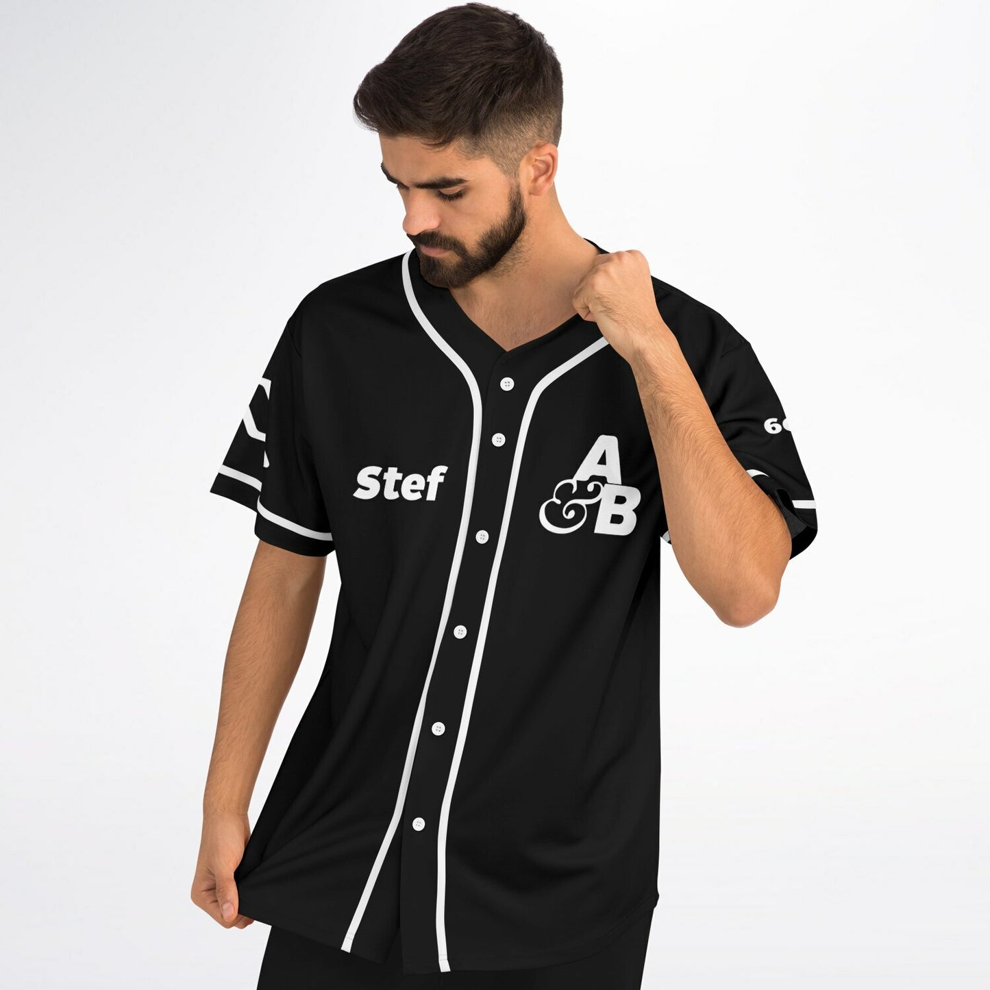 Stef custom Baseball Jersey