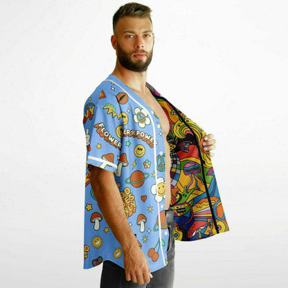 Stay Groovy Reversible Baseball Jersey