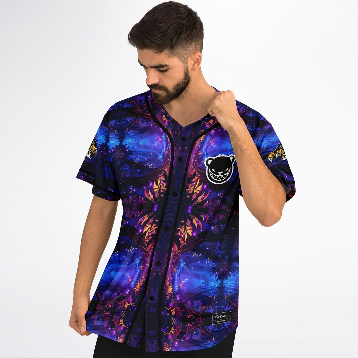 Bear Bas custom Baseball Jersey