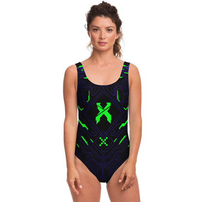 Electric hud rave bodysuit