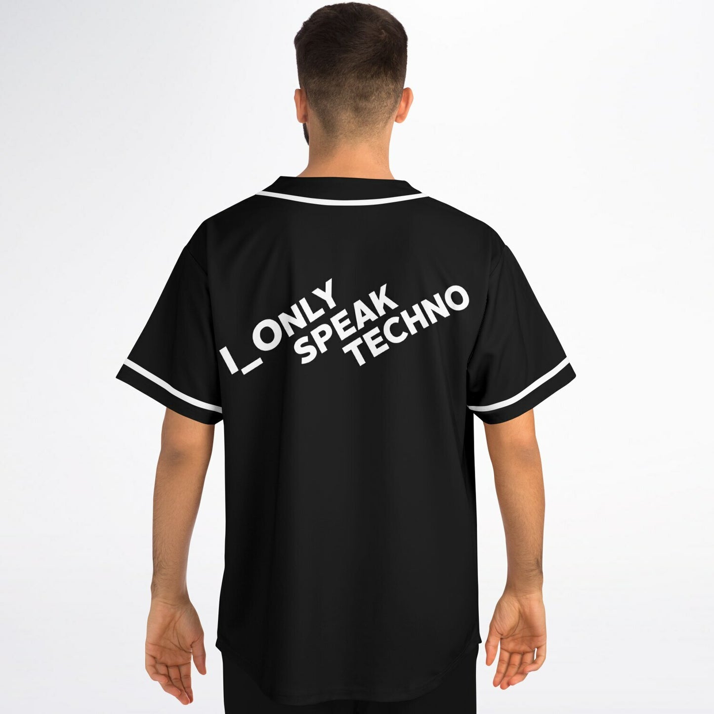 I only speak techno Baseball Jersey