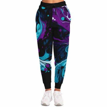 Purple Marbled Jogger