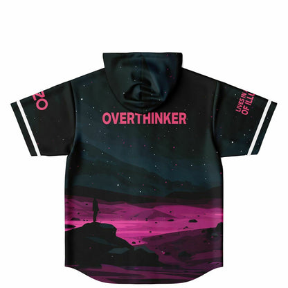 Overthinker Hooded Baseball Jersey