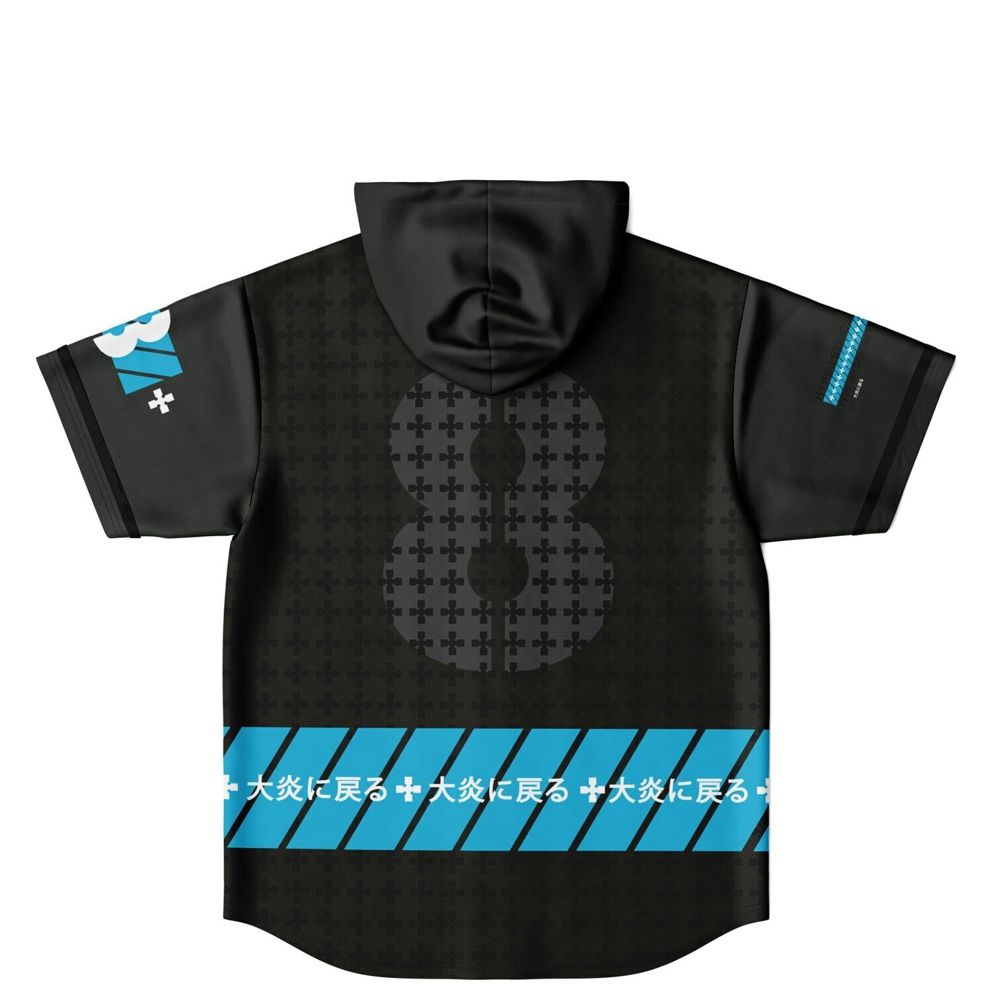 Zennon custom Hooded Baseball Jersey