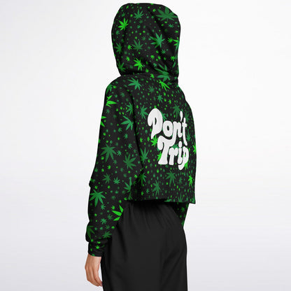 Stay High cropped hoodie
