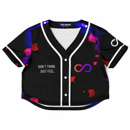 Blank ages Cropped Baseball Jersey