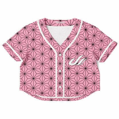 Jessica custom Cropped Baseball Jersey