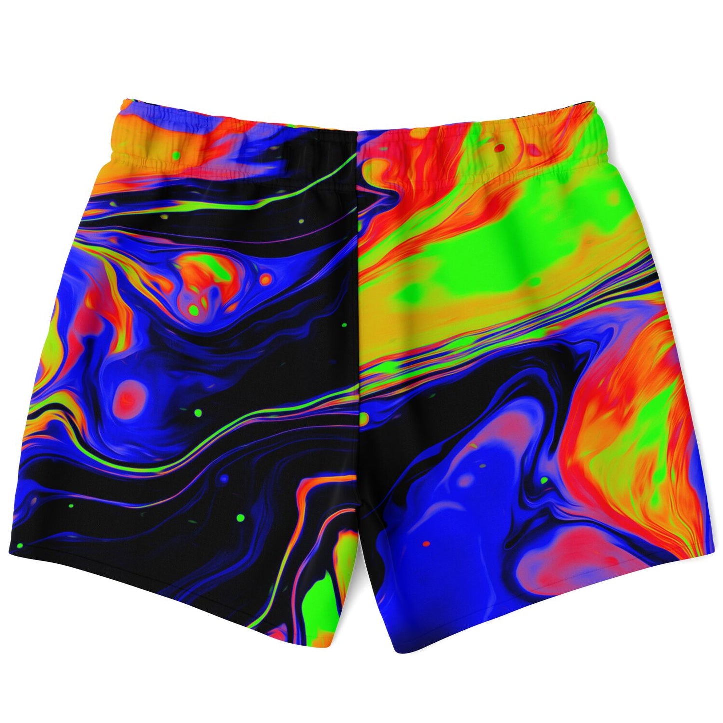 Half Half acid trip Swim Trunks