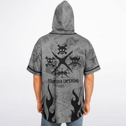 Four sea emperors Hooded Baseball Jersey