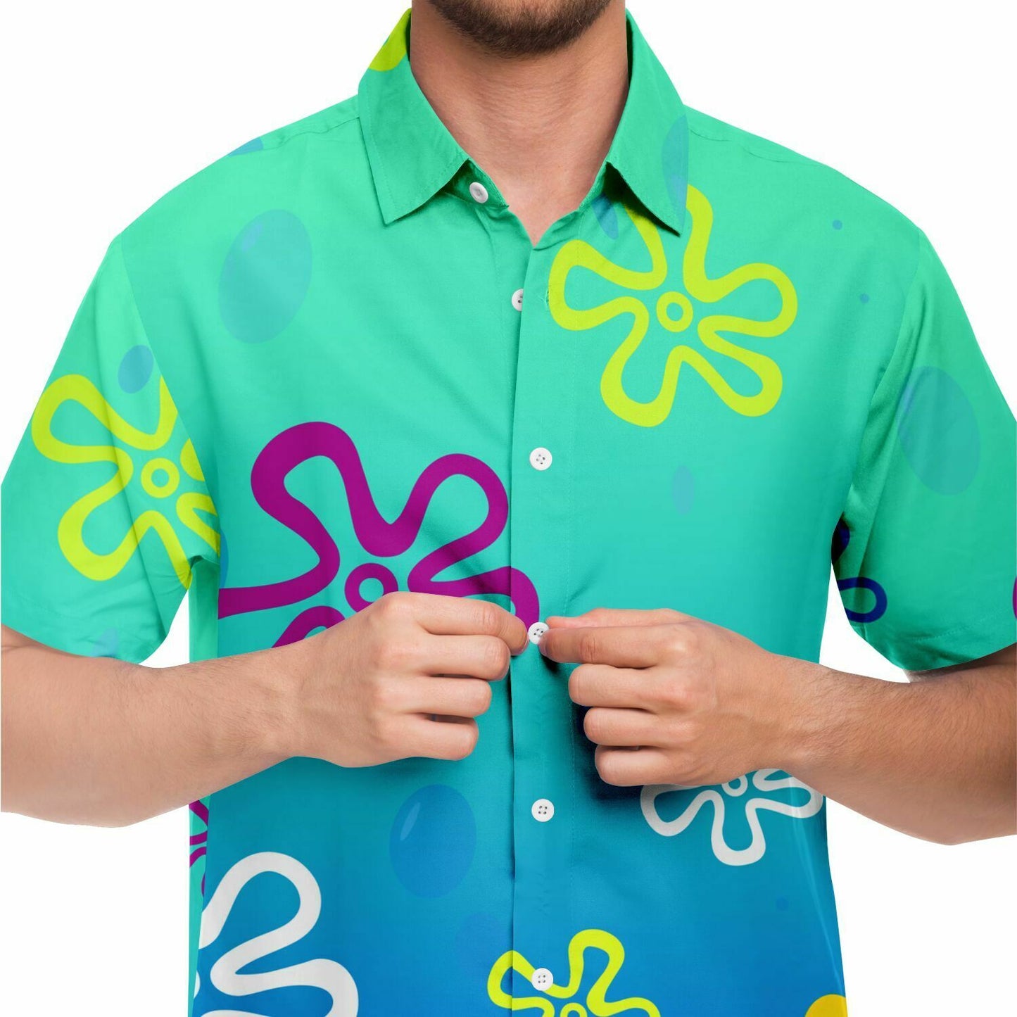 Spongebob buttons up shirt