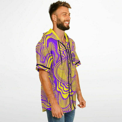 Good vibes Hooded Baseball Jersey