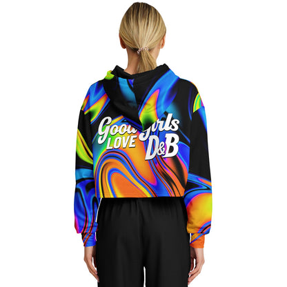 Good Girls like DnB Cropped hoodie