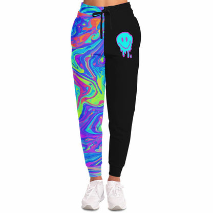 neon Liquid dripping smiley jogger newww