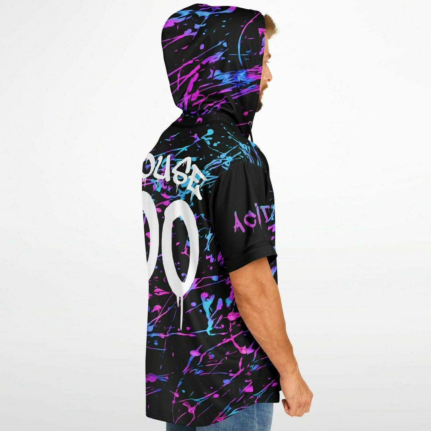 Acid House Hooded Baseball Jersey