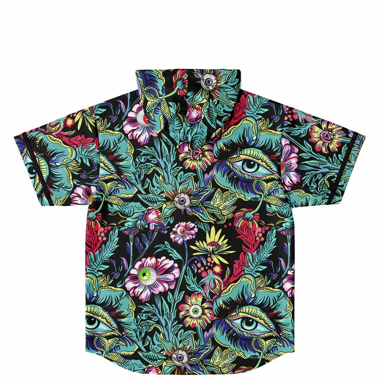 Stay Trippy Hooded Baseball Jersey