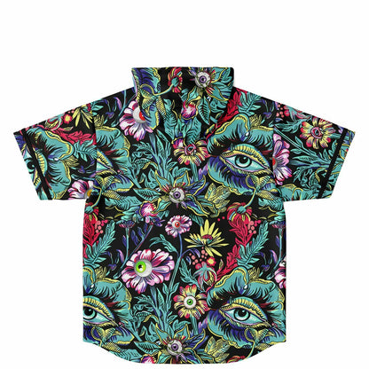 Stay Trippy Hooded Baseball Jersey