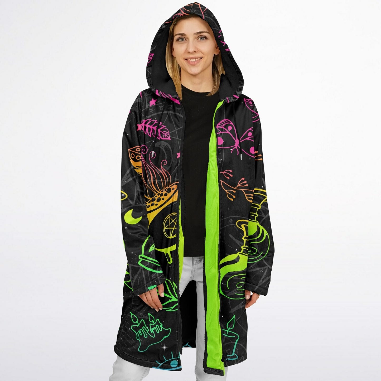 Witchcraft Zipper Cloak