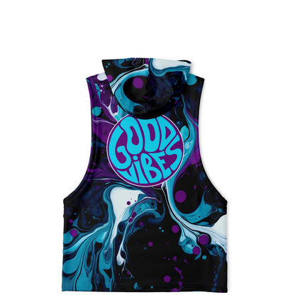 Good Vibes Sleevless Hoodie