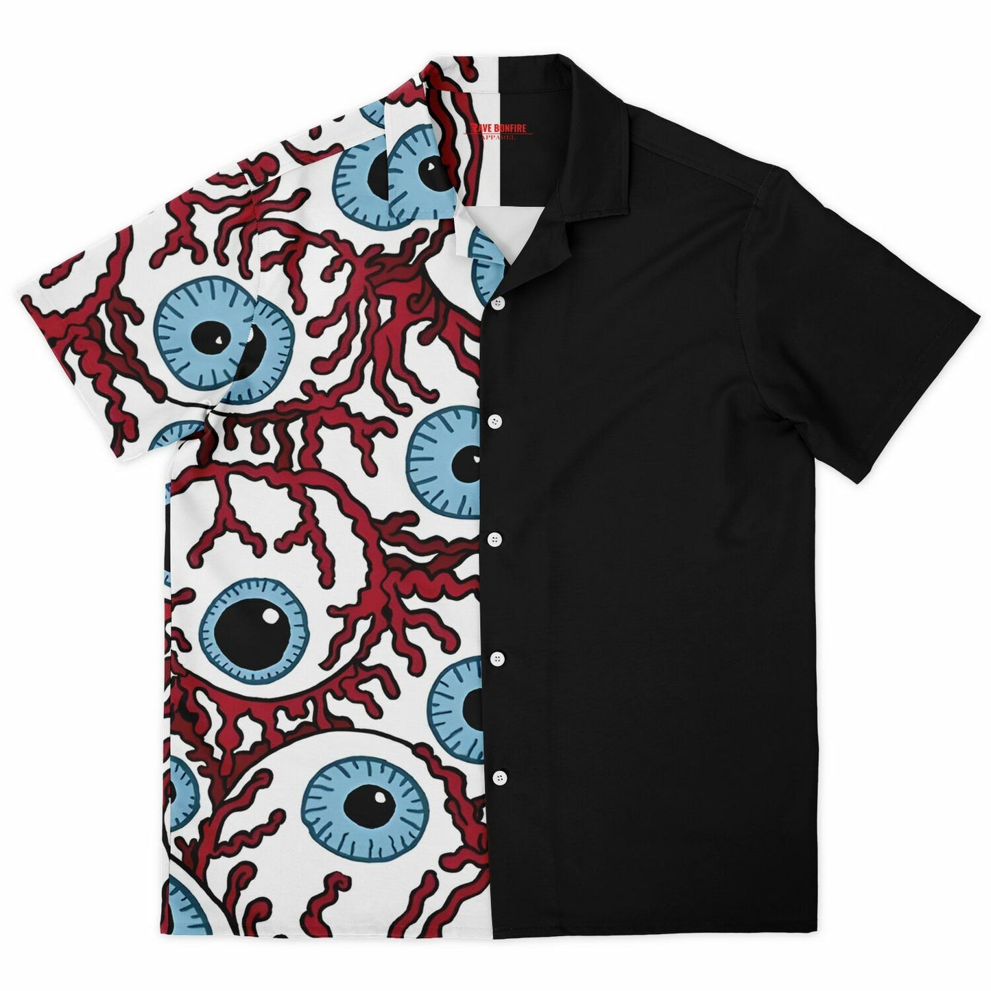 Trippy eyes buttons up shirt copy