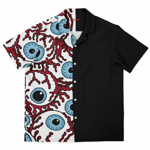 Trippy eyes buttons up shirt copy