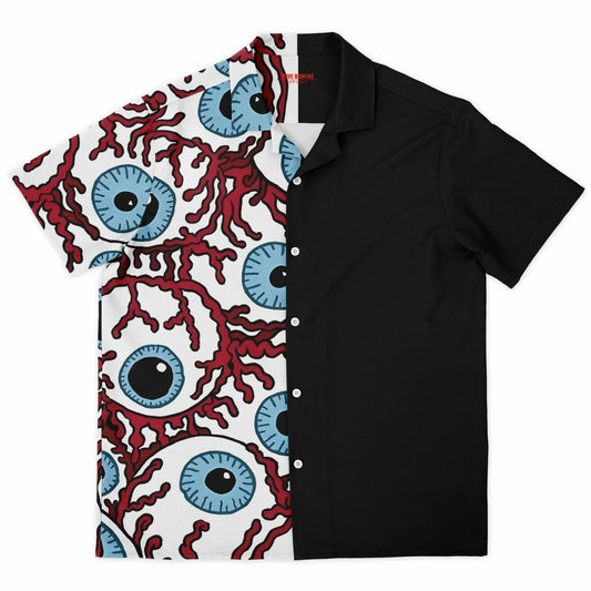 Trippy eyes buttons up shirt copy